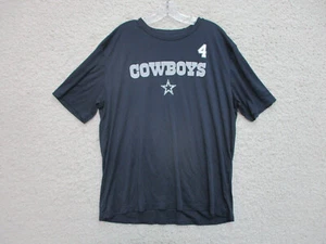 Dallas Cowboys Hemd Extra Large Erwachsene dunkelblau Freizeit #4 Prescott Stretch Herren - Bild 1 von 8