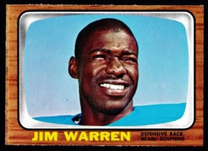 1966 Topps #85 Jim Warren RC NM+ Dolphins - Picture 1 of 2