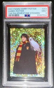 PSA 9 HARRY POTTER #203 HARRY POTTER AND THE PHILOSOPHER'S STONE STICKERS 2001 - Bild 1 von 7
