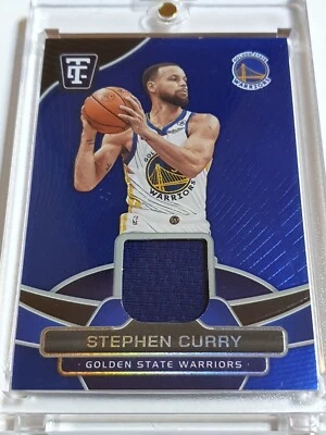 Camiseta deportiva de juego 2024 totalmente certificada Stephen Curry #PARCHE ESPEJO AZUL/49 - rara Foto 1 de 4