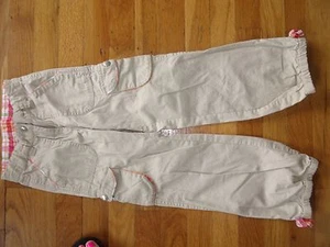 GYMBOREE SIZE 6 SLIM YEARS PANTS BTS FALL CHERRY BABY SCHOOL KHAKI CARGO BOTTOMS - Picture 1 of 7