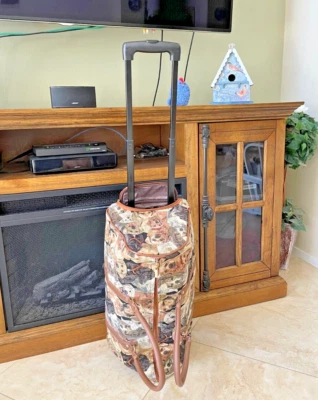 Bolsa de Lona Tapiz G1N sin Etiquetas con Correas de Transporte Ruedas y Asa Todo Ove Foto 1 de 4