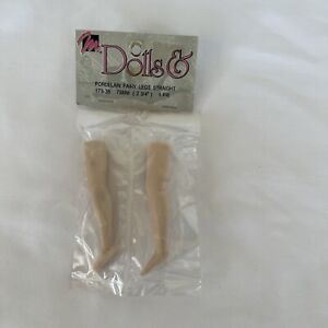 Porcelein doll legs - vintage - new in sealed pkg