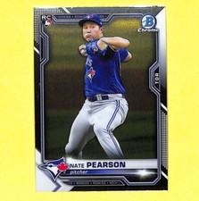 2021 Bowman Chrome #17 Nate Pearson Rookie RC Card Blue Jays 