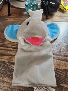 ELEPHANT Puppet Plush IKEA Klappar Lantlig Preschool Hand Puppet - Imagen 1 de 3