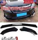 3 Pieces Add On Bumper Lip Spoiler Diffuser Splitter Winglet For Ford Chevy Dodge Intrepid