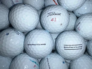 24 Titleist Pro V1x 2021/2022 Used Golf Balls Pro V1 X 4A Grade AAAA - Picture 1 of 2