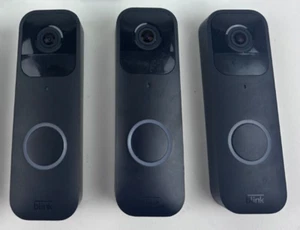 Lot of 3 Blink Video Doorbell 1080p HD WiFi BDM00200U - For Parts - Picture 1 of 2