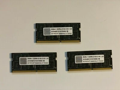 Avexir 8GBx1 DDR4-2133 C15 1.2V Modelo AVD4SZ121331508G-1B Foto 1 de 2