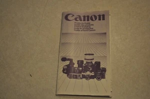 Canon Product Guide Pamphlet from 1983 - Picture 1 of 4
