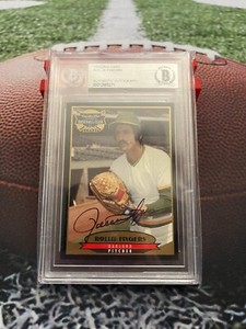 CANADIAN CLUB CLASSIC #6 ROLLIE FINGERS AUTO BAS CERTIFIED