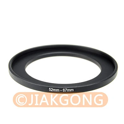 52mm-67mm 52-67 mm Step Up Filter Ring Stepping Adapter - Image 1 of 3