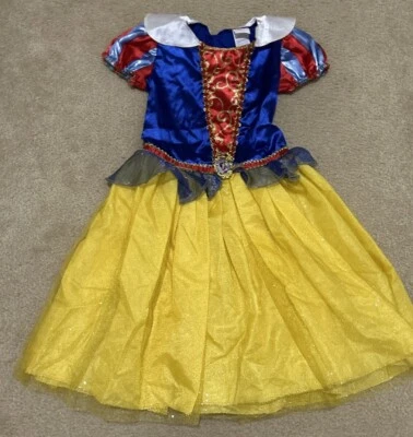 Disney Snow White Costume Kids Princess Costume Play Dress See Pics For Size - Image 1 of 4