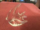 Glass Fish Shaped Figurine / Paper Weight 