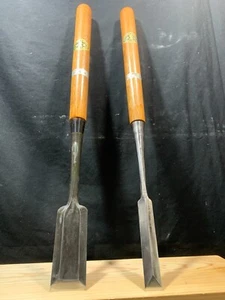 OLD&Sharpened- Japanese Pushing Chisel -Paring - Flat and Dovetail 62-4.6 &2.3cm - Picture 1 of 24