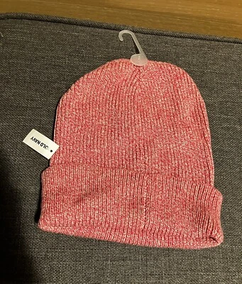 Gorro tejido rosa azul marino antiguo Foto 1 de 4