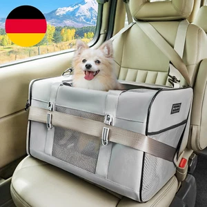 Petsfit Transportbox Katze Für Auto, Hundetasche Mit Sicherheitsgurtschnalle Tra - Bild 1 von 12