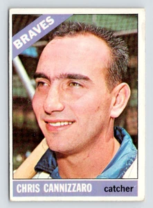 1966 Topps Card, #497 Chris Cannizzaro, Atlanta Braves, see Video - Picture 1 of 3