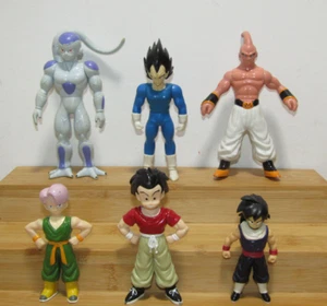 Lot Of 6 Dragon Ball Z Action Figures - Krillin, Frieza, Majin Buu, Vegeta +More - Picture 1 of 6