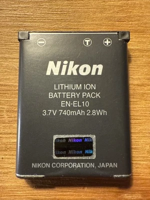 Batería Original Nikon EN-EL10 para Nikon COOLPIX S60 S200 S500 S600 S4000 Foto 1 de 2