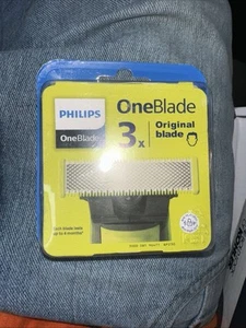 Philips Norelco OneBlade Replacement Blades Wet & Dry Use 3 Cartridges - Picture 1 of 2