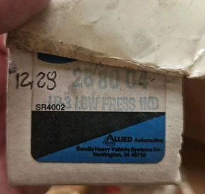 INDICADOR PRESIÓN BENDIX 288004N KENWORTH K301-124 LP-3 Bajo NOS ENVÍO GRATUITO - Imagen 1 de 5