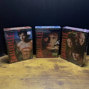 Neu Smallville Superman Staffeln 1-3 Verpackte Sets WB DVD - Bild 1 von 8