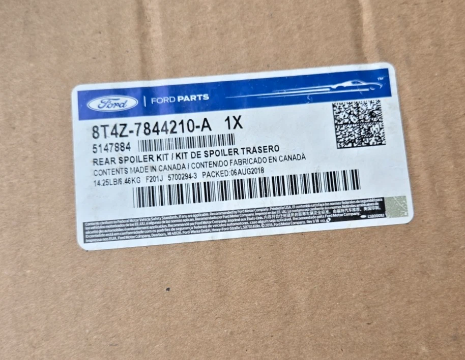 Nuevo alerón genuino Ford Edge Lincoln MKX 2007-2012 8T4Z-7844210-A NUEVO EN CAJA NUEVO EN CAJA Foto 1 de 1