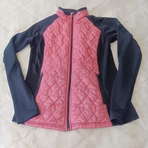 Chaqueta Xersion negra/rosa acolchada delantera mujer cremallera talla M - Imagen 1 de 16