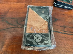 Hooey Herren Hände hoch Korbgeflecht Rodeo Geldbörse Leder braun schwarz Logo Nieten - Bild 1 von 4