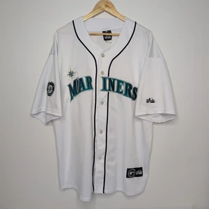 Seattle Mariners majestic MLB button up Jersey - Picture 1 of 5
