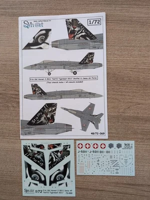 Décalcomanies Maquette Avion 1:72 F18 Hornet  - Photo 1/4