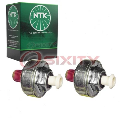 Sensores de detonación de golpe de encendido NGK NTK de 2 piezas para Chevrolet V10 1987 4,3 L EE Foto 1 de 4