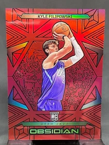 2024 Panini Obsidian Kyle Filipowski rojo grabado Utah Jazz radiocontrol - Imagen 1 de 2