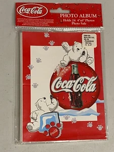 Álbumes de fotos de oso polar de Coca-Cola sellados de colección de los años 90 4x6 - Imagen 1 de 3