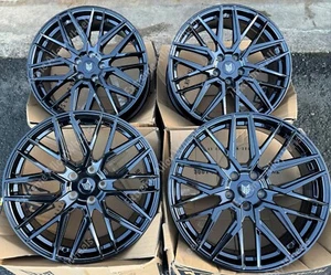 Alufelgen 19 Zoll BMA für Nissan Elgrand Juke Murano Qashqai X Trail 5x114 schwarz - Bild 1 von 4