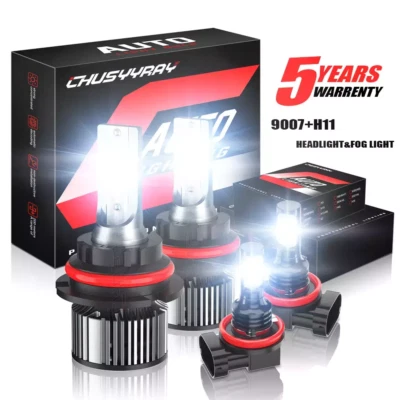 Fit 2005-2019 Nissan Frontier 4x High&Low Beam LED Headlight Fog Light Bulb Kit - Image 1 of 4