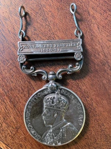 vtg British India General Service Medal 1930 Northwest Frontier antique RAF war - Picture 1 of 12