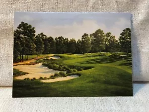 Dave Chapple Pinehurst Course No 2 5th Hole Golf 12 Notizkarten & Umschläge Karte - Bild 1 von 3