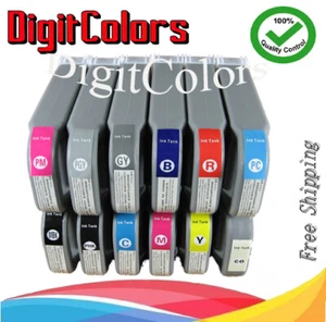 Cartuccia di inchiostro compatibile PFI-1700 per Canon Ipf Pro2000 4000 6000 set di 12 - Foto 1 di 4
