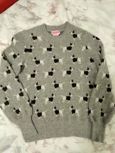 KATE SPADE New York Sweater Girls Small Top Wool Blend Gray - Picture 1 of 8
