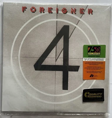 Foreigner 4 Analogue Productions Vinyl Record New Sealed 753088756962 - Image 1 of 4