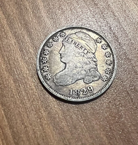 1829 Capped Bust Dime Cover