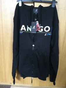 Sudadera con capucha negra con cremallera Kangol Black Label Edition - Nueva con etiquetas talla XL - Imagen 1 de 7