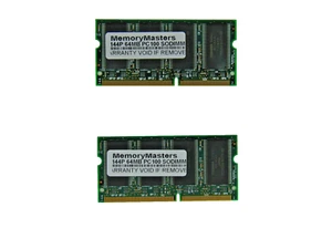 128MB (2X64MB) MEMORY 8X64 PC100 8NS 3.3V SDRAM 144 PIN SO DIMM - Picture 1 of 1