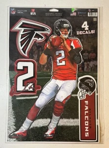 Matt Ryan & Atlanta Falcons Multi Use 4 Decals Stickers Sheet Measures 11" x 17" - Picture 1 of 1
