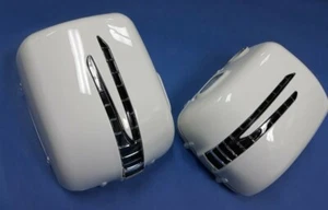 TWO ARROW LED WHITE G63 STYLE DOOR MIRROR COVERS 1990-2012 MERCEDES W463 G-CLASS - Picture 1 of 3