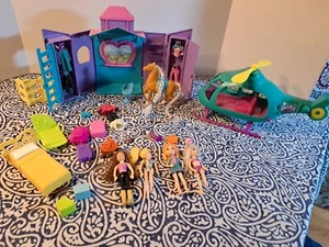 ~Mattel~ Polly Pocket Dolls, Clothes, Accessories,  Stable, Horse, Helicopter  - Picture 1 of 10