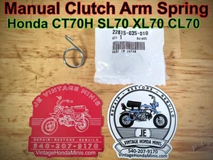 Clutch - Return Spring For Actuator Arm - Vintage Honda CT70H SL70 XL70 CL70 - Picture 1 of 7