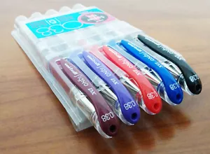 5x Uni-ball SIGNO DX Pens Black Blue Red Violet 0.38 mm Japan UM-151 Mitsubishi - Picture 1 of 5